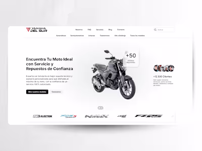 Yamaha del Sur (Framer Development + Brand Elevation)