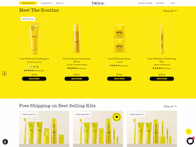 Shopify Store For Oral Wellness Products