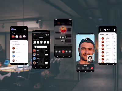 Social Media App Design