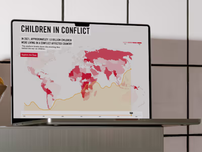Stop the War on Children: Microsite