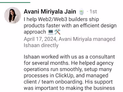 Operations Consultant