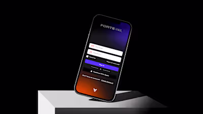 Forte Fitness UX/UI Design | Mobile App