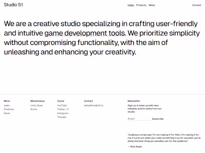 Website for my Studio
