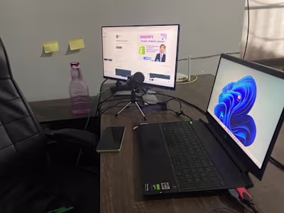 From zero → this desk.
No