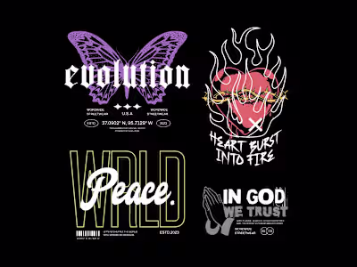 T-shirt and Streetwear design