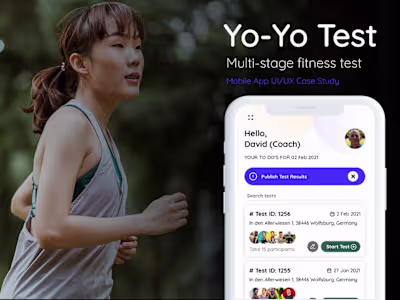 Reimagining Yo-Yo Test UI/UX Case Study