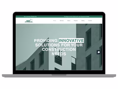 Wix Website Upgrade & Modernization for Construction Company