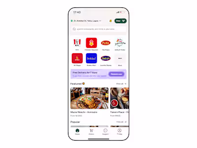 I redesigned @Chowdeck (https://x.com/Chowdeck)'s home