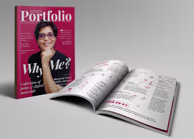 Portfolio Cover & Page Layout Designing