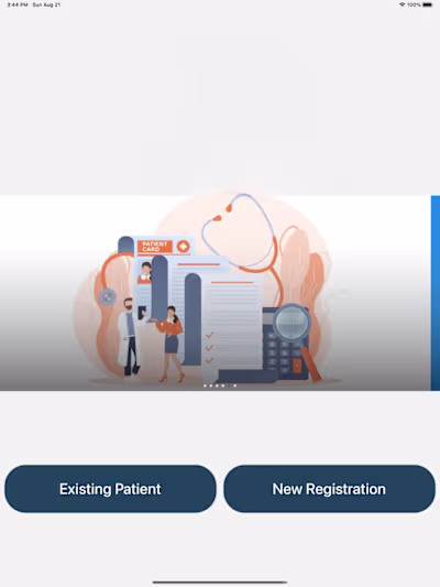 Patient Self-Registration Application
Developed a healthcare