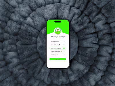 Language app redesign