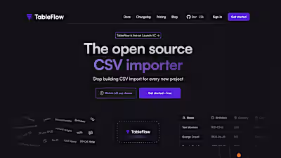 TableFlow - The Open source CSV importer 