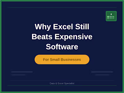 Why Excel still beats expensive