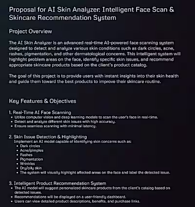 Working on AI Face calibration