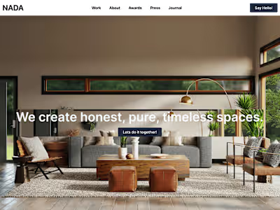 Architecture Website Redesigned