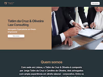 Website for Law Consulting