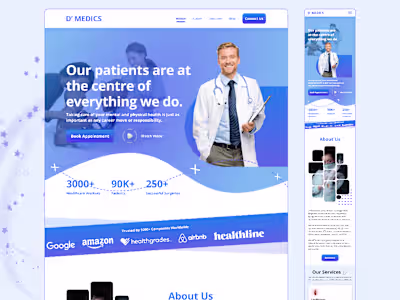 Health Landing Page