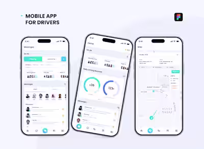 Mobile app for drivers