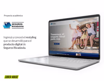 Proyecto académico - Restyling Seguro Rivadavia