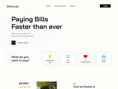 Bill Payment Website