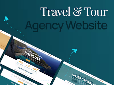 Redesign and Development of Travel company