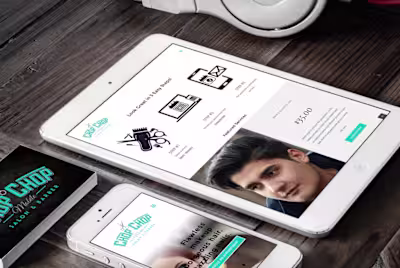 CHOP CHOP Mobile Salon Website Development