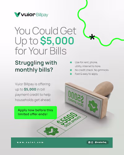 Vuior social media designs