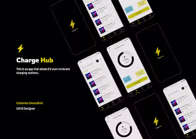 EV Charging Station Locator on Behance