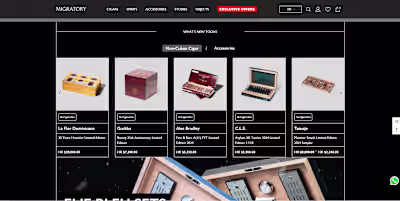 Migratory - E-Commerce Platform Migratory, a Shopify-based e...