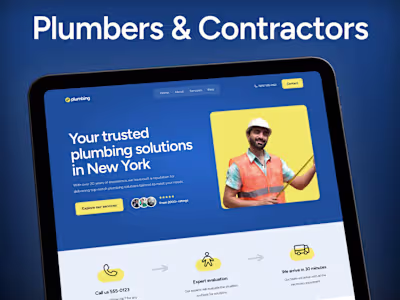 Plumbing Website Template