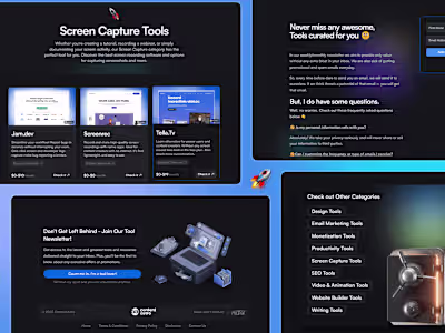 Dynamic listing website design and development - Content Astro 
