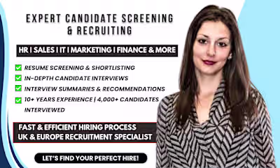 CIPD HR Consultant and Recruitment Specialist