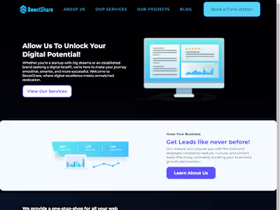 Web Development, SEO Services and Digital Marketing - BoostShar…