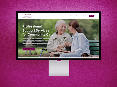 Webflow Website For Care Providers