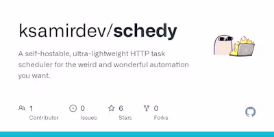Schedy: Lightweight HTTP Task Scheduler Development
