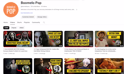 Scaled Boomelo Pop YT Channel to 70k views using A.I. tools