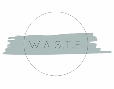 W.A.S.T.E. : Sustainable Fashion Brand Identity
