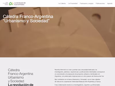 Cátedra Franco-Argentina Urbanismo y Sociedad