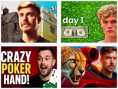 High-CTR YouTube Thumbnails Across Multiple Niches