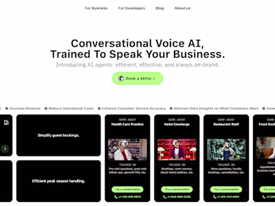 The Voice AI Platform: TTS Models, Voice Agents, & More