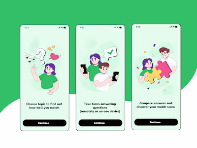 Illustrations for QinQai app