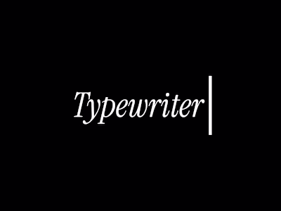 Typewriter (Framer Component) 