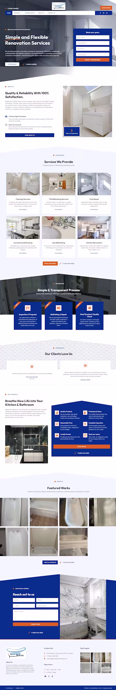 3 Aces bathtub & tiles