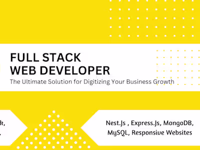 Full Stack Web Development