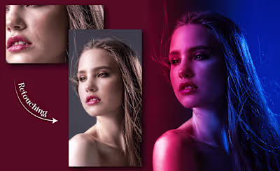 Retouching model images :: Behance