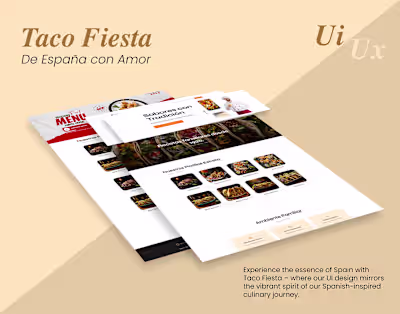 Case study: Taco Fiesta Ui Design