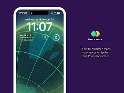 Maps in Motion iOS App
