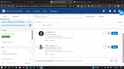 I will do LinkedIn Decision Maker list building and c level b2b