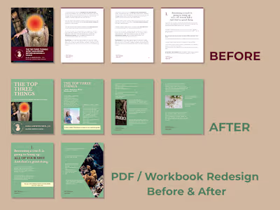 Professional PDF Layout Redesign for Optimal Readability