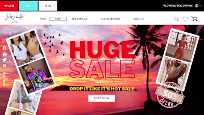 Fashion website - fashionnova type :: Behance